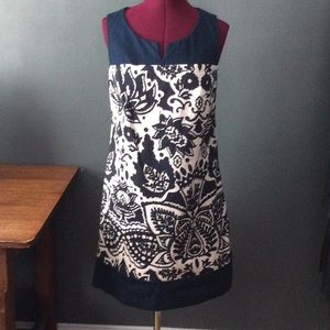 Woman’s shift print dress